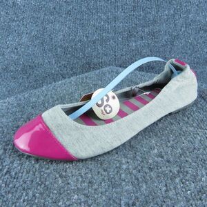 SO Women Ballet Shoes Size‎ 8 Medium Gray Synthetic Slip On